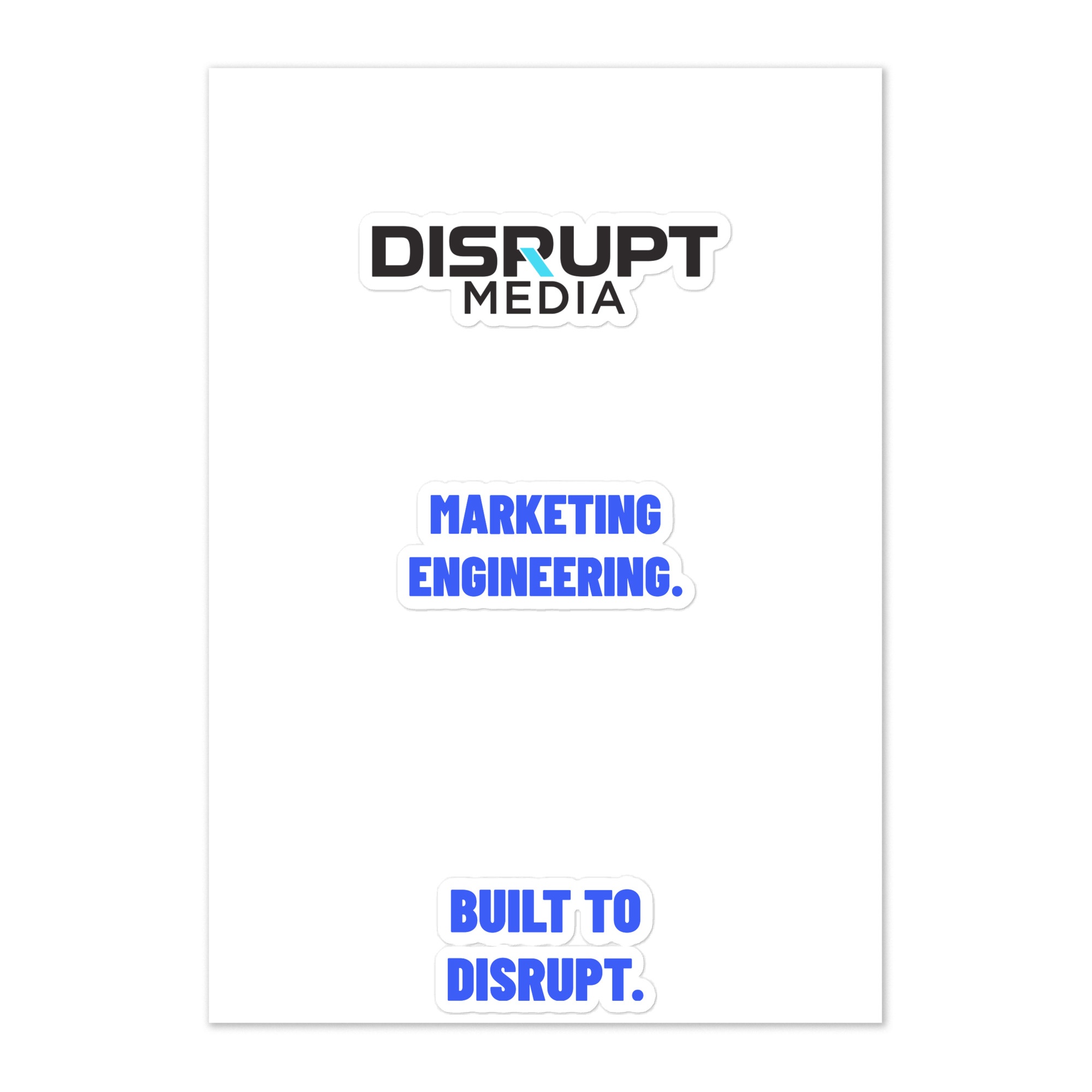Disrupt Media | Studio Sticker Sheet